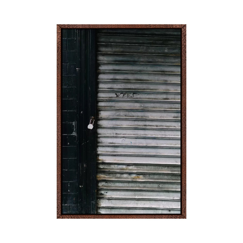 New York Weed by Bethany Young - Print on Canvas, 101.6cm H x 66.04cm W x 3.81cm D, Classic Brown Wood Framed