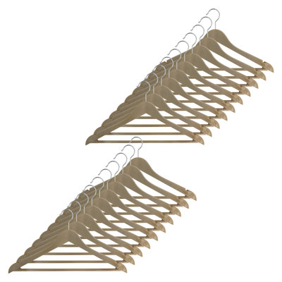Aljet Wood Standard Hanger for Dress/Shirt/Sweater