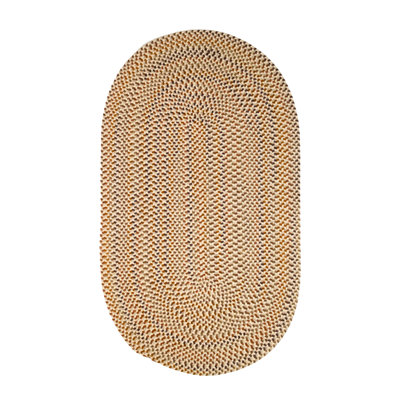 Tapis d'intérieur en laine tissé rouille Premier