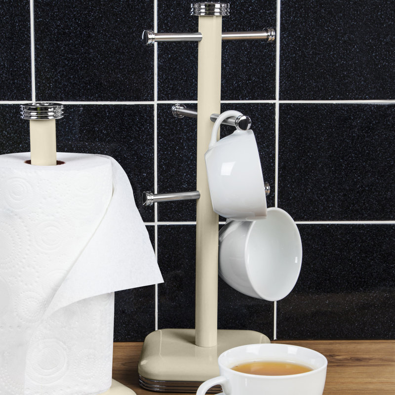 Retro Mug Tree, Cream