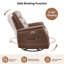 Fauteuil inclinable en similicuir Detine-1414279607