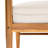Terassi Outdoor Acacia Wood Sofa, Light Teak Finish With Beige Cushion