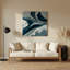 «Lyrical Abstraction 18», art mural en métal gris-1501451382