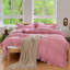 Ensemble de housse de couette à volants Gingham, ensemble de housse d'édredon à carreaux en microfibre prélavée-126276600-126276601