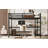 Metal Queen Size Loft Bed With Power Outlet And LED Lighted, Space-Saving, Noise Reduced, Black