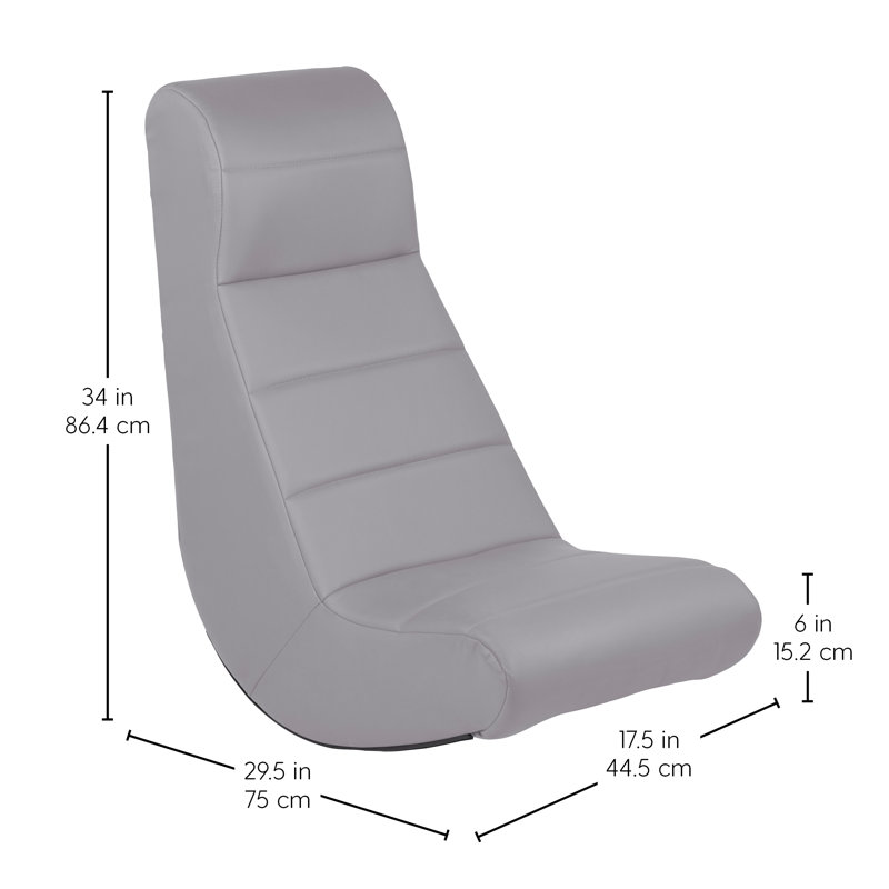 Chaise berçante horizontale, Gris