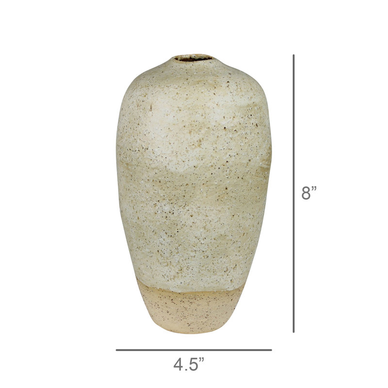 Vase Umbria, céramique, Blanc