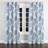 French Country Room Darkening Curtains - Transitional Blue Vintage Paisley Dreams Grommet Curtain - 1 Panel-1905080525-1905080527