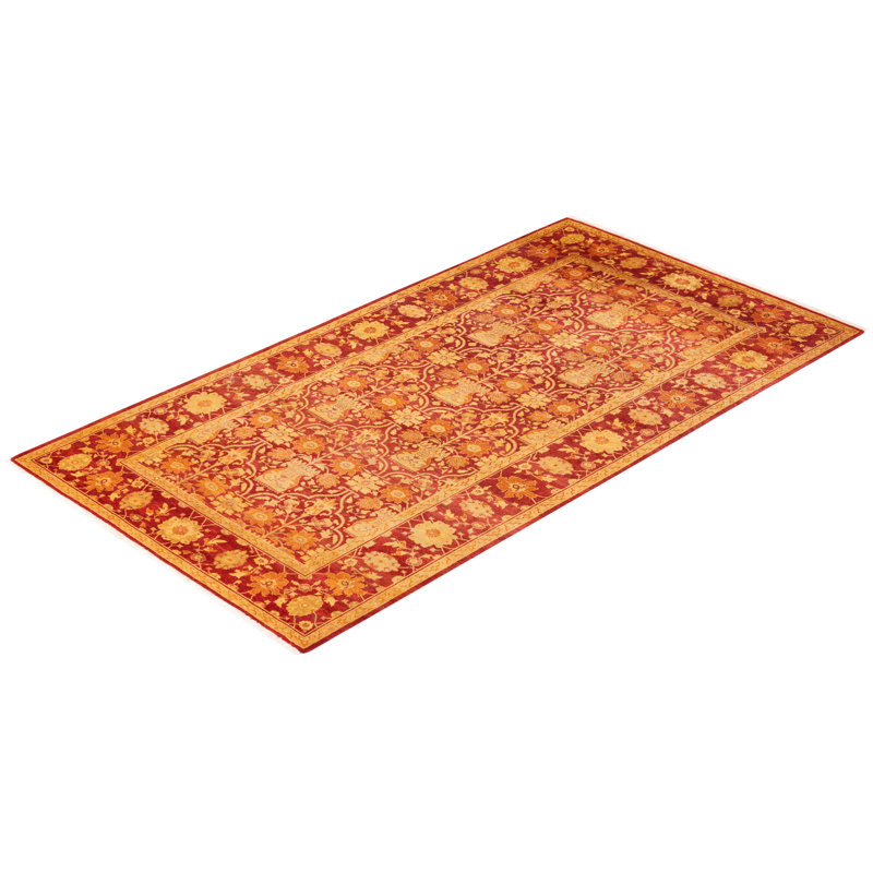 Shamae One-of-a-Kind 5' 1" X 9' 7" Hand Knotted Area Rug