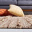 Tapis brun / beige en laine / coton tissé à plat à la main Hartzler-1738301286
