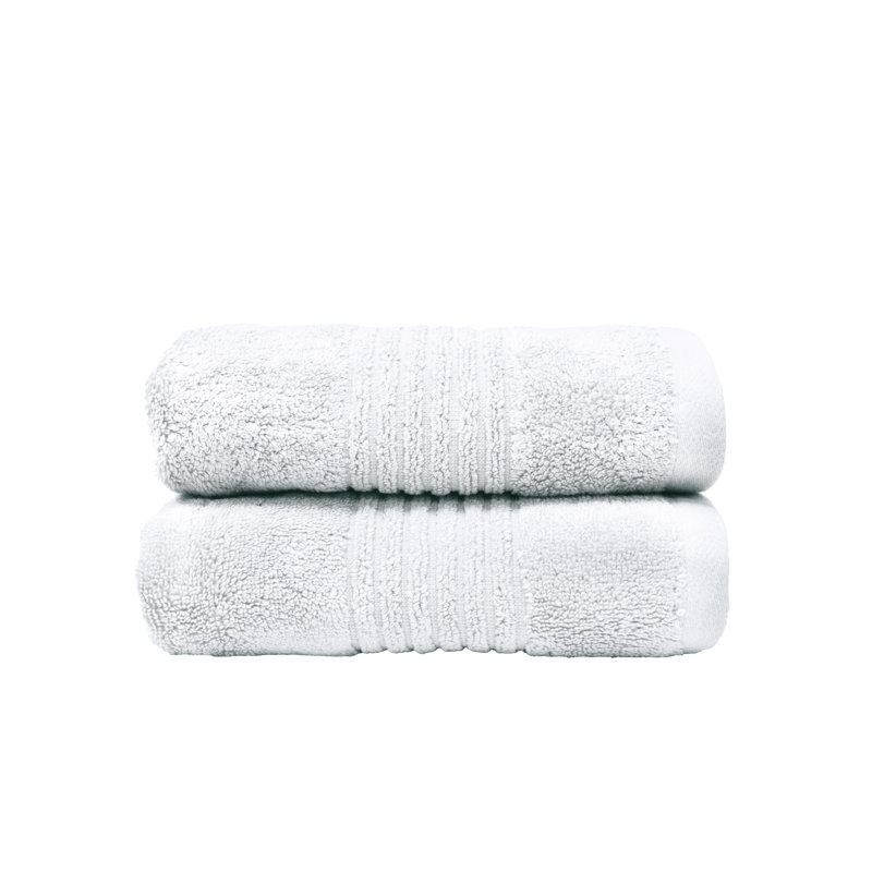 Ultrasoft Sustainable Bamboo Hand Towel Set, White