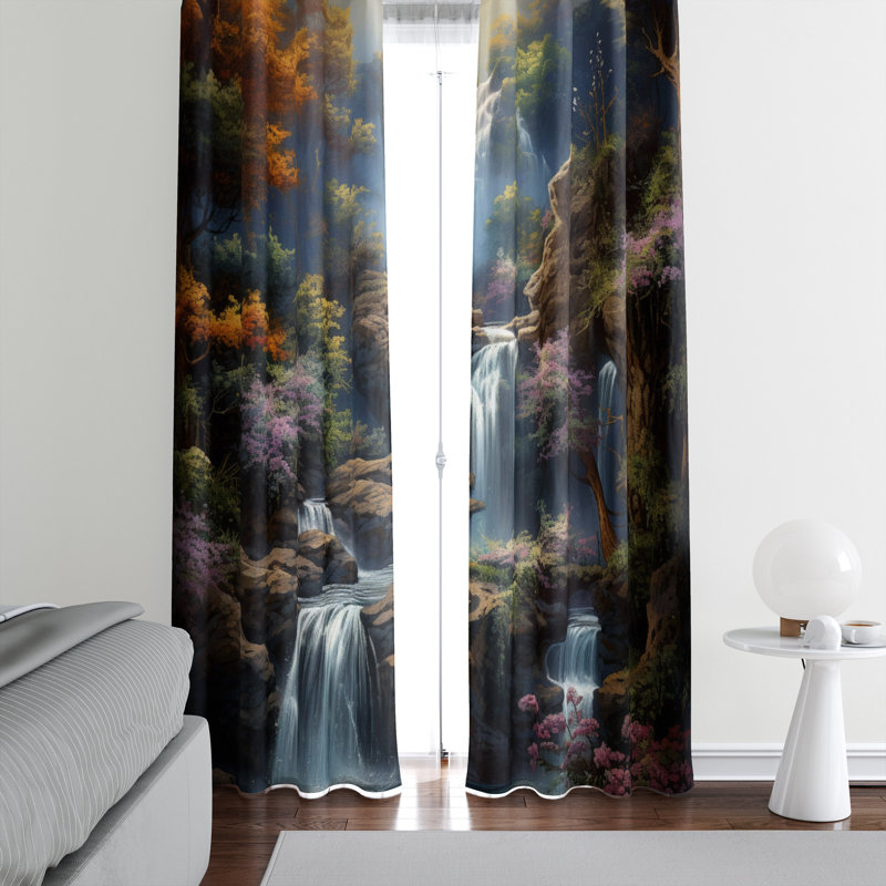 Paire de rideaux obscurcissant en polyester Guiseppe, L 40 po x L 52 po