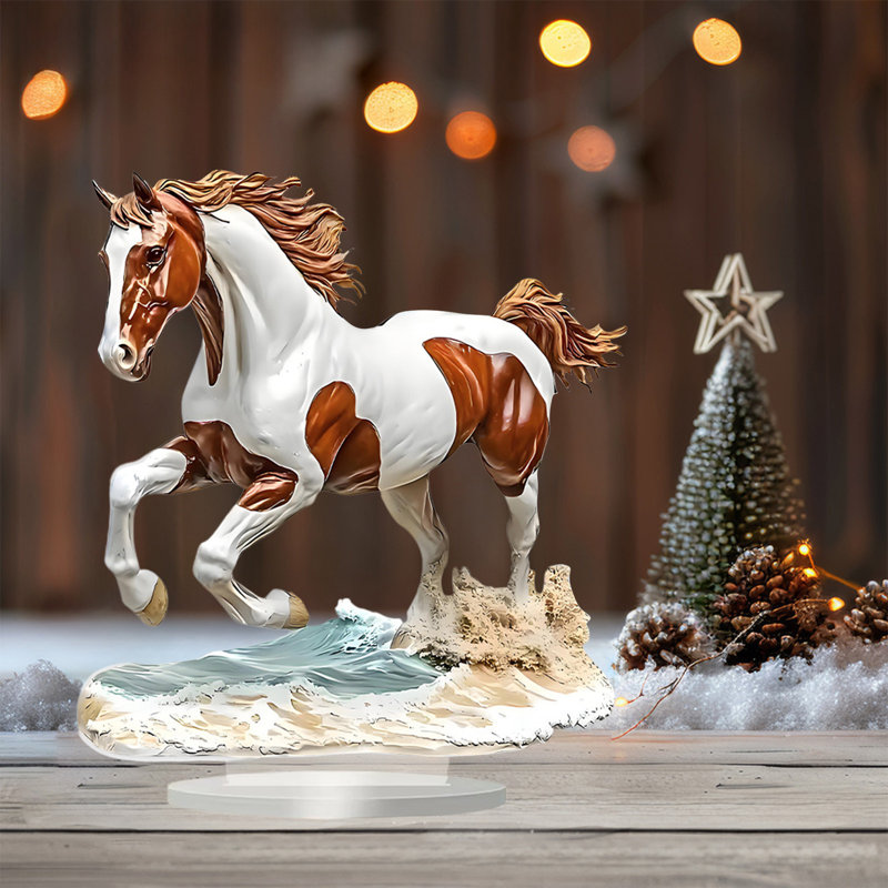 Ornements en forme de boule de cristal de Noël de la série Christmas, B