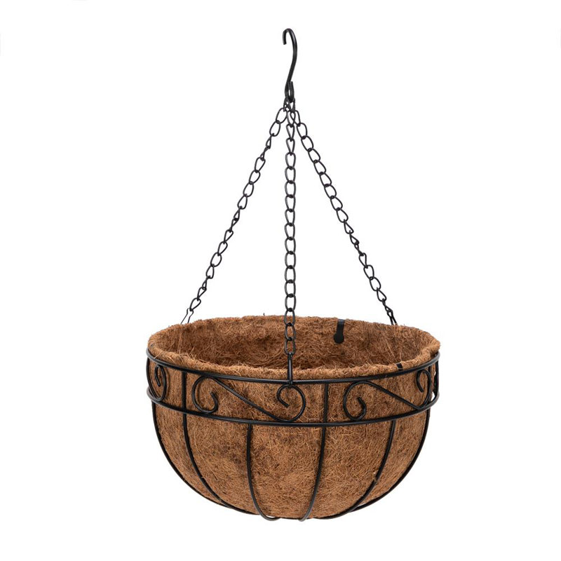 Pot à fleurs suspendu 4 pièces Lamarr, H 6 po x l 12 po x P 12 po