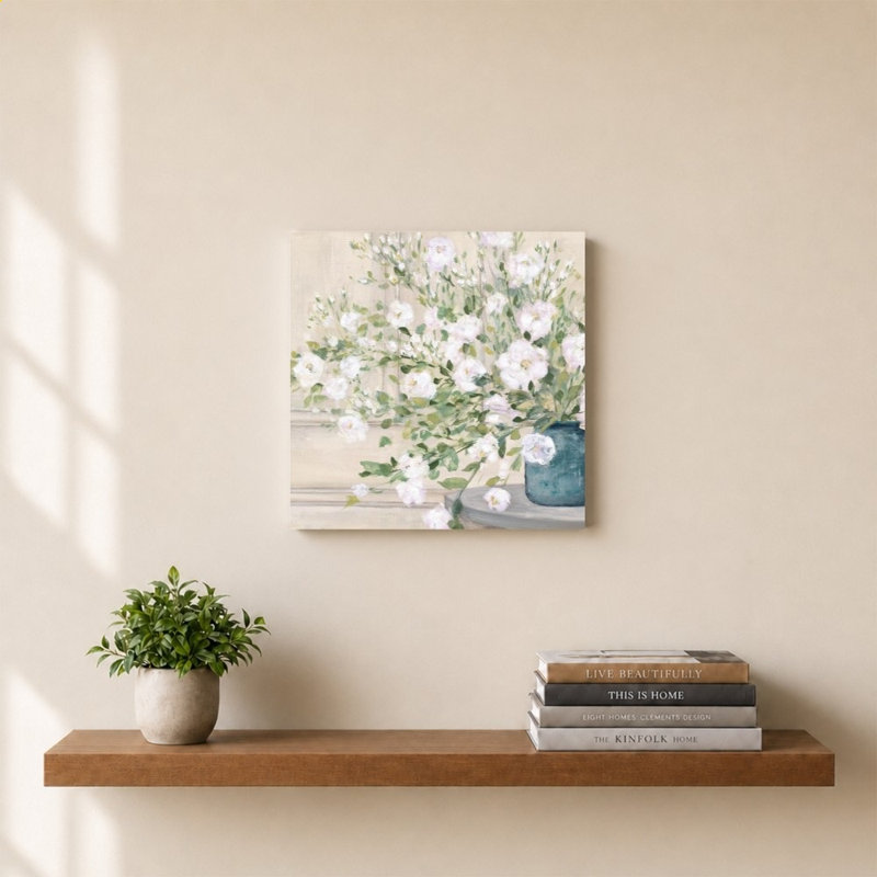«White Bouquet» par Julia Purinton - Impression sur toile