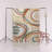 Multi-Colored Abstract Pastel Stripe Patterned Creative Modern Decorative Rug-818875441