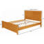 Lit plateforme avec tête de lit et pied de lit Winston-87380338-87380343