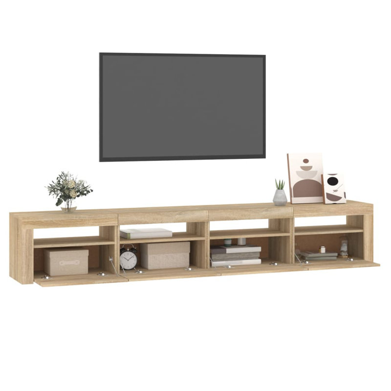 Anganette TV Stand for TVs up to 88", Sonoma Oak Incorrect , 240 cm W