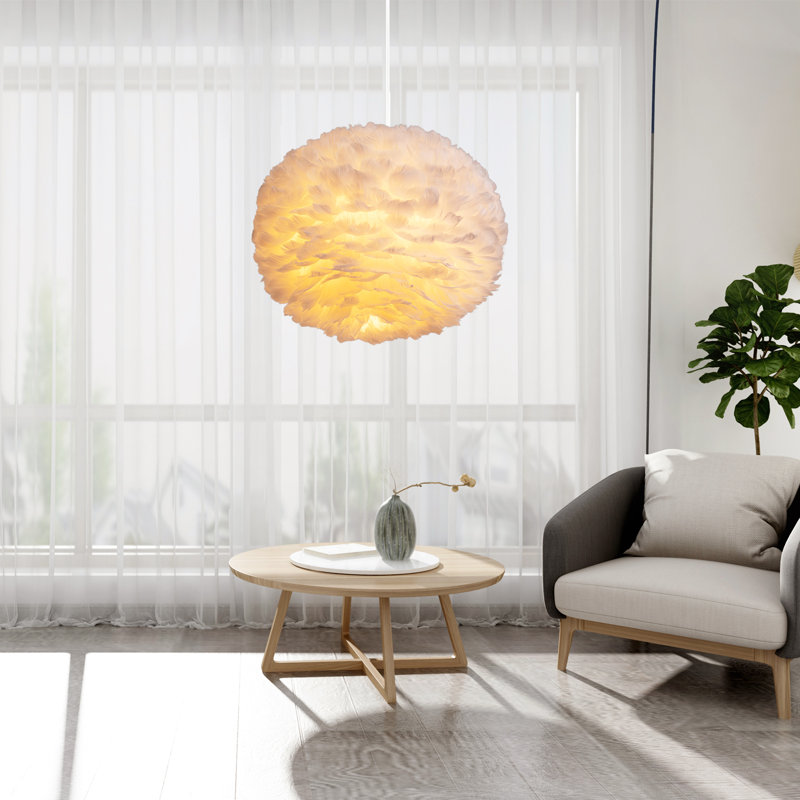 Berlanga 1 - Light Sphere Cylinder Pendant, 50cm H x 50cm W x 50cm D