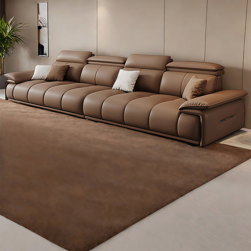 American minimalist and luxurious sofa, 3, 35.43" H x 141.73" W x 41" D