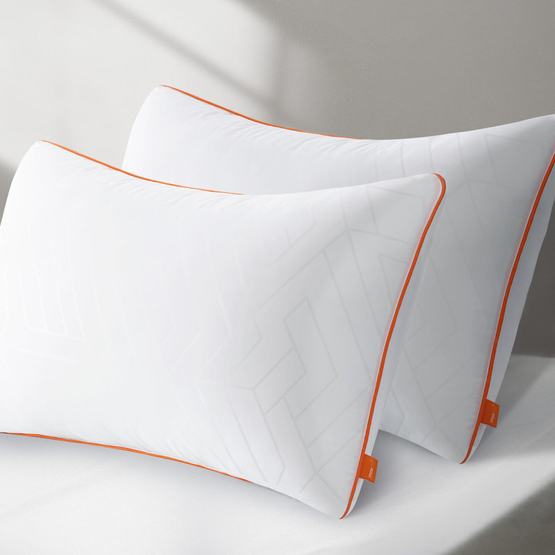 Bed Pillows King Size Set of 2, Fluffy Pillows for Back, Stomach or Side Sleepers, Luxury Hotel Quality, Jumbo