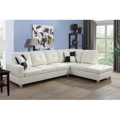 Mavretta Faux Leather Sectional
