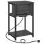 Alce End Table with Built-In Outlets-394266545