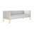 Vector 82'' Velvet Upholstered Tuxedo Arm Sofa in Weathered Grey-28848100