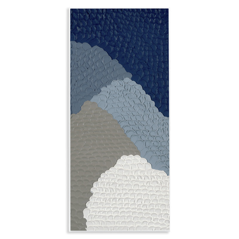 Art moderne sur plaque, formes abstraites modernes par Ben Schneider