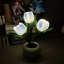 Ornements de lampe de table à DEL avec fausses lumières de nuit pour décoration de bureau-145259407