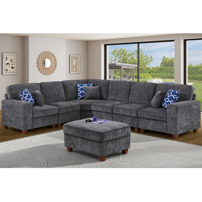 Forbestown Upholstered L-Shaped Sectional Reversible
