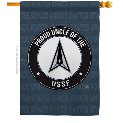 Double Sided 40'' H x 28'' W Polyester House Flag