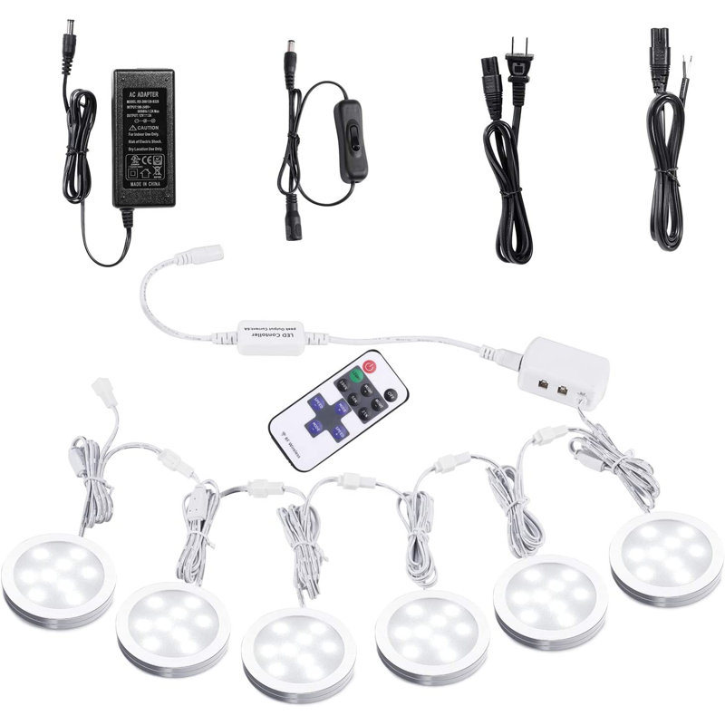 6 - Light Under Cabinet Puck Light