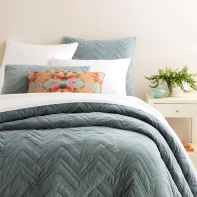 Brentwood Velvet Ocean Quilt