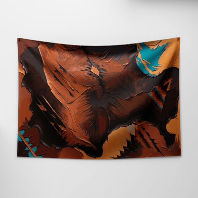 Southwestern Patterns Cowhide Pattern 209 Wall Tapestry