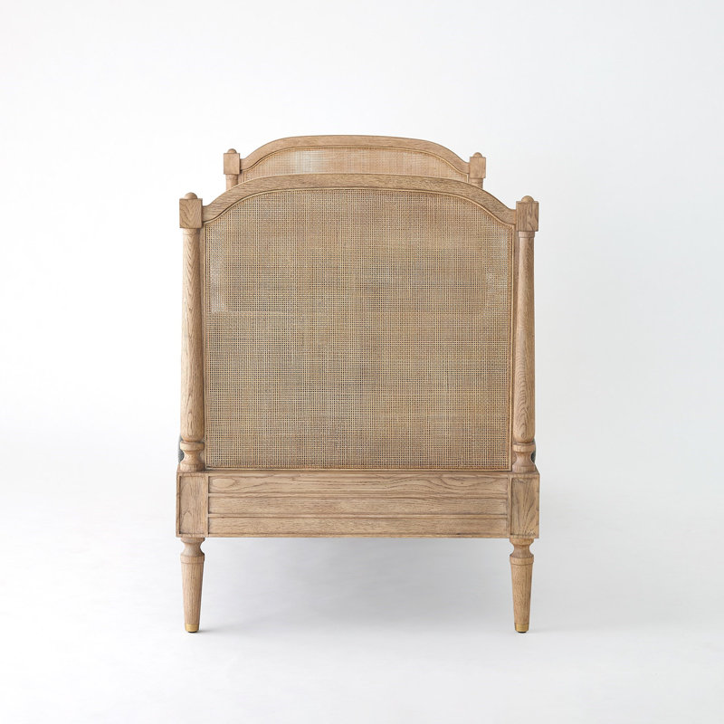 Josephine Daybed-Bleached Oak, Gray, Brown