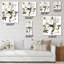 Horloge murale rétro Vintage Plant Life IV - Farmhouse-1258154946