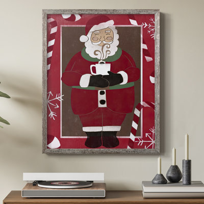 Cozy Cocoa Christmas Collection B, reproduction encadrée - bois massif