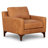 Sorrento Full-Grain Genuine Italian Leather Accent Chair-912318951