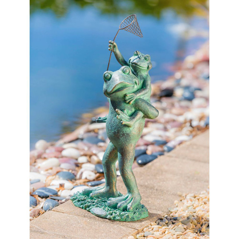 Statue de jardin grenouilles playing Freddie