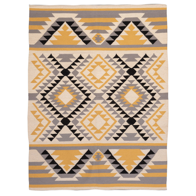 Tapis jaune du sud-ouest, Rectangle 3 pi 4 po x 5 pi 0 po