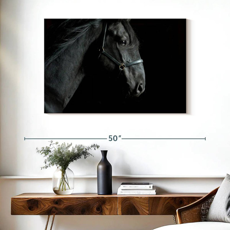 Brampt Horse Head, 26" H x 39" W