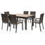 Kalem Rectangular Extendable Outdoor Dining Table - 160 cm W 115 cm D