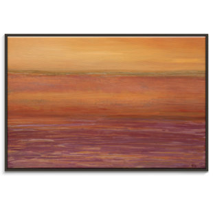 Nullarbor Lines by Karen Hopkins - Print on Canvas