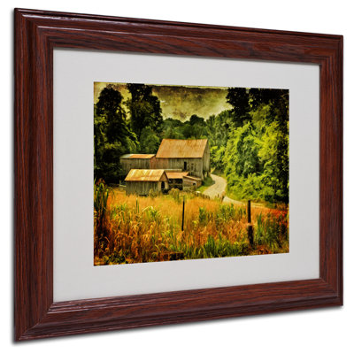"Country Road In Summer" par Lois Bryan, impression encadrée