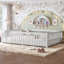 Lit grand format avec garde-corps et porte pour enfants-133964616-133964618