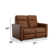 Broadway Leather Power Reclining Loveseat with Power Headrests