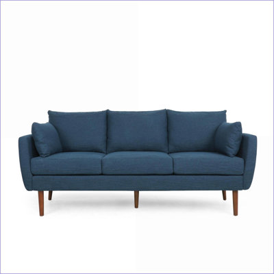 Canapé contemporain à dossier rembourré 3 places Sofas | Tissu | Bleu marine