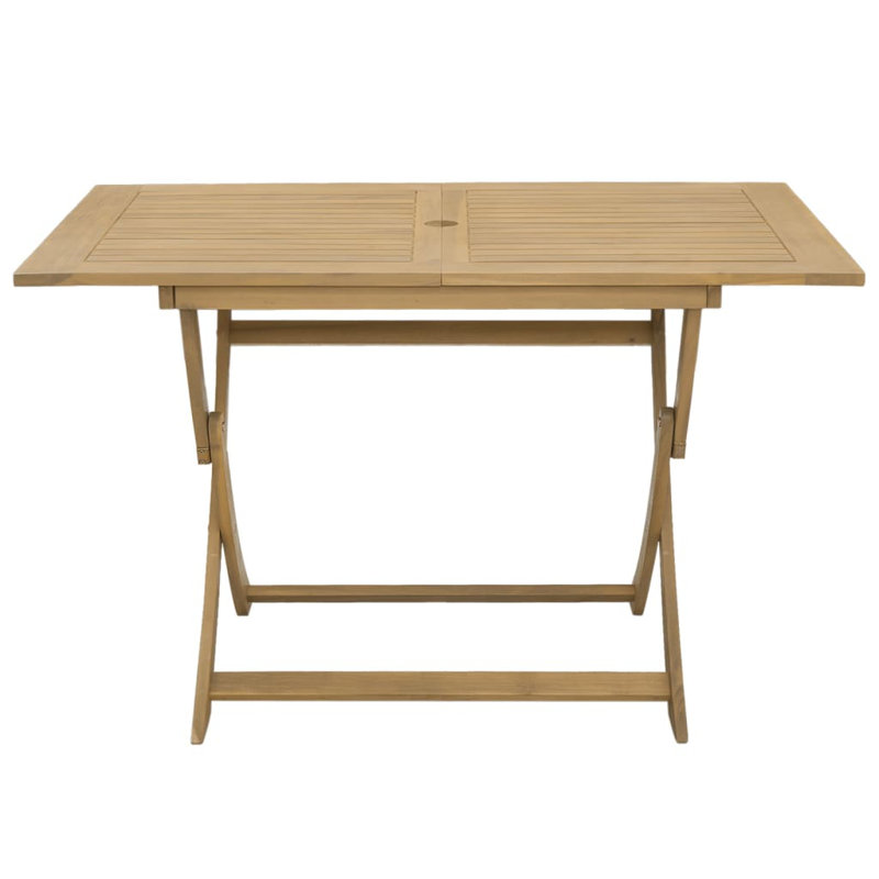  Outdoor Dining Set Garden Dining Set Table and Chair Solid Acacia Wood, 5, 4