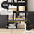 ON SALE 2 Piece 82.3" Tall Bookcase, 7 Tier Floor Standing Bookshelves with Doors For Home Office, Living Room-2015520658